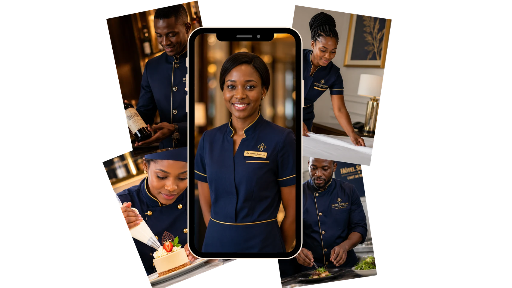 Professionnels de l'hôtellerie SIHS : réception, sommellerie, pâtisserie, entretien des chambres et cuisine